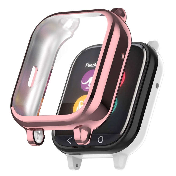 For Gizmo Watch 1 Series Children Watch Full Coverage TPU Electroplating Protective Watch Case(Gold)