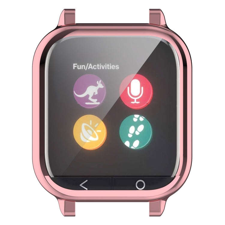 For Gizmo Watch 1 Series Children Watch Full Coverage TPU Electroplating Protective Watch Case(Gold)