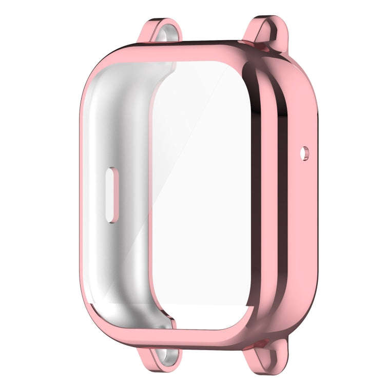 For Gizmo Watch 1 Series Children Watch Full Coverage TPU Electroplating Protective Watch Case(Gold)