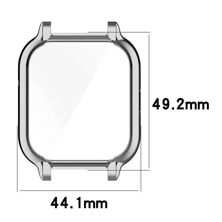 For Gizmo Watch 1 Series Children Watch Full Coverage TPU Electroplating Protective Watch Case(Bl...