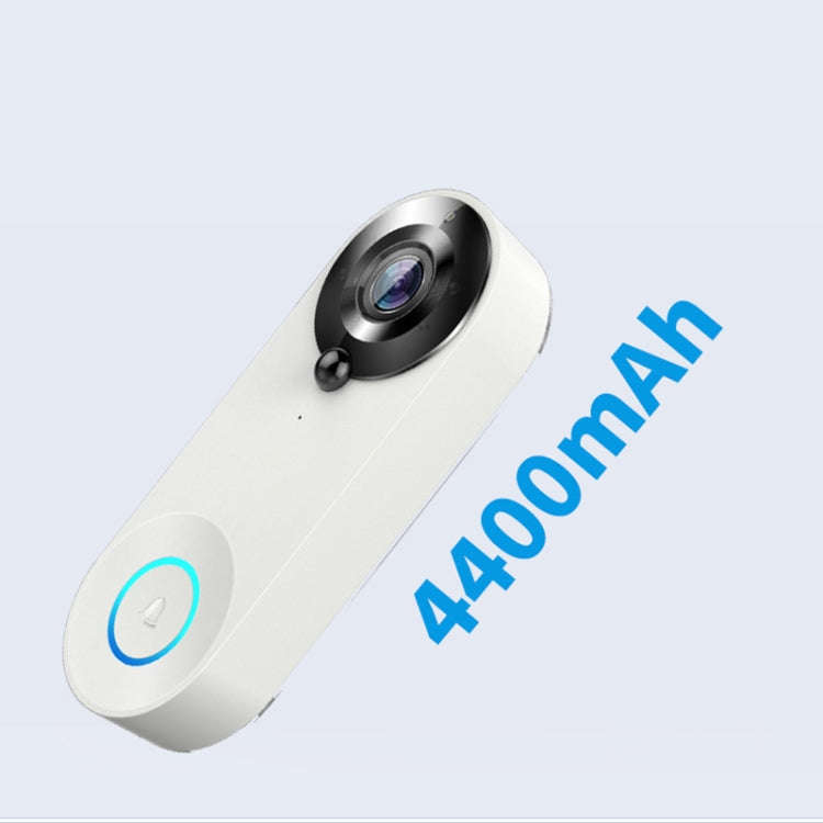 W3 150 Degree Wide Angle 1080P Smart Doorbell Set(White)