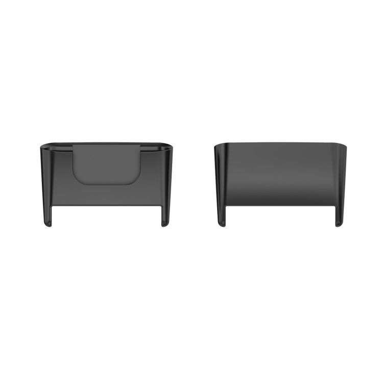 For Xiaomi Mi Band 7 Pro 1 Pair Metal Watch Band Connector(Black)