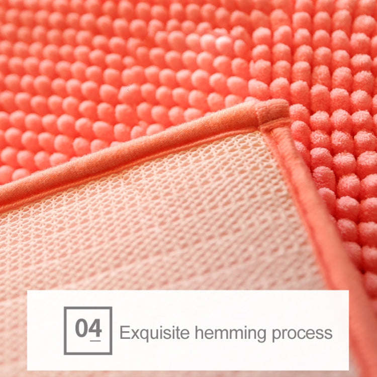 Chenille Non Slip Shaggy Soft Water Absorption Bedroom Bathroom kitchen Carpet Mat, Size:40 x 120...