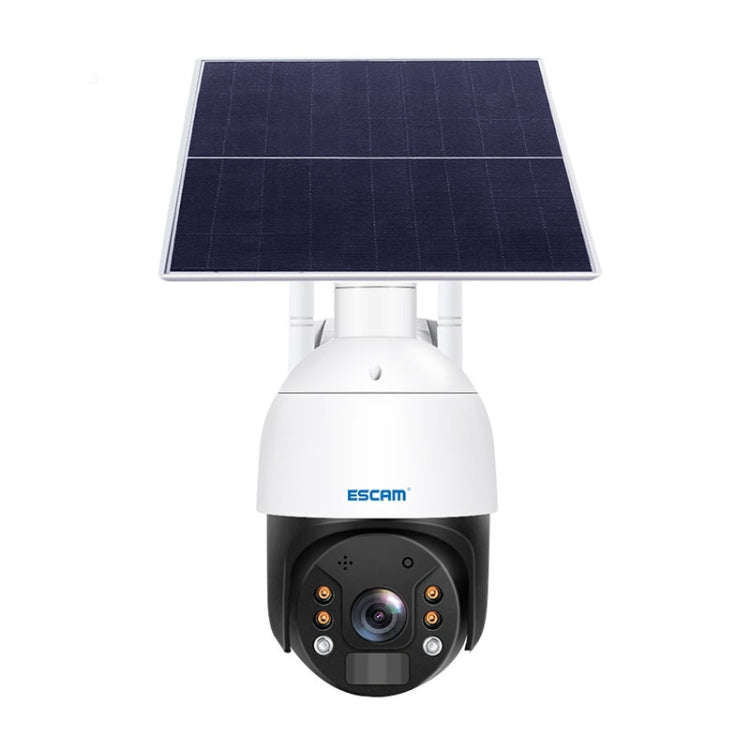 ESCAM QF724 3MP 24h Recording Cloud Storage PT 4G PIR Alarm IP Camera with Solar Panel, US Signal...