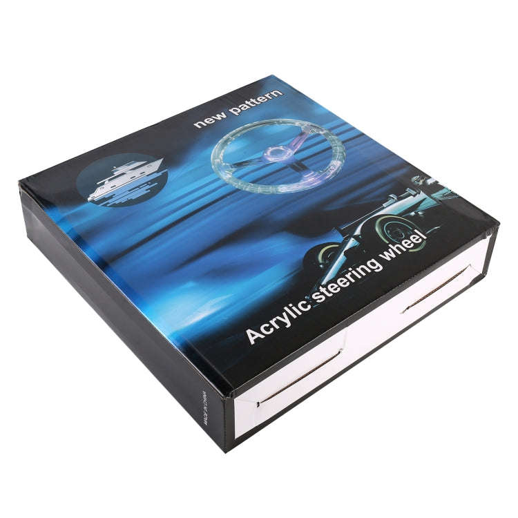 35cm Car Racing Graffiti ABS Steering Wheel(Style 4)
