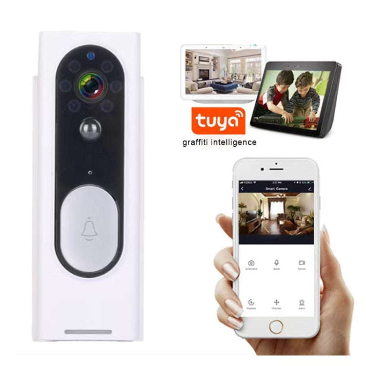 M13 Wireless Intelligent Video Doorbell Support Two-way Voice, Infrared Night Vision, Motion dete...