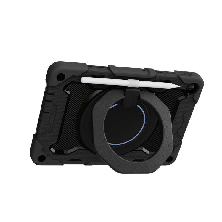 For Huawei MatePad T 10s / T10 Armor Contrast Color Silicone + PC Tablet Case(Black)