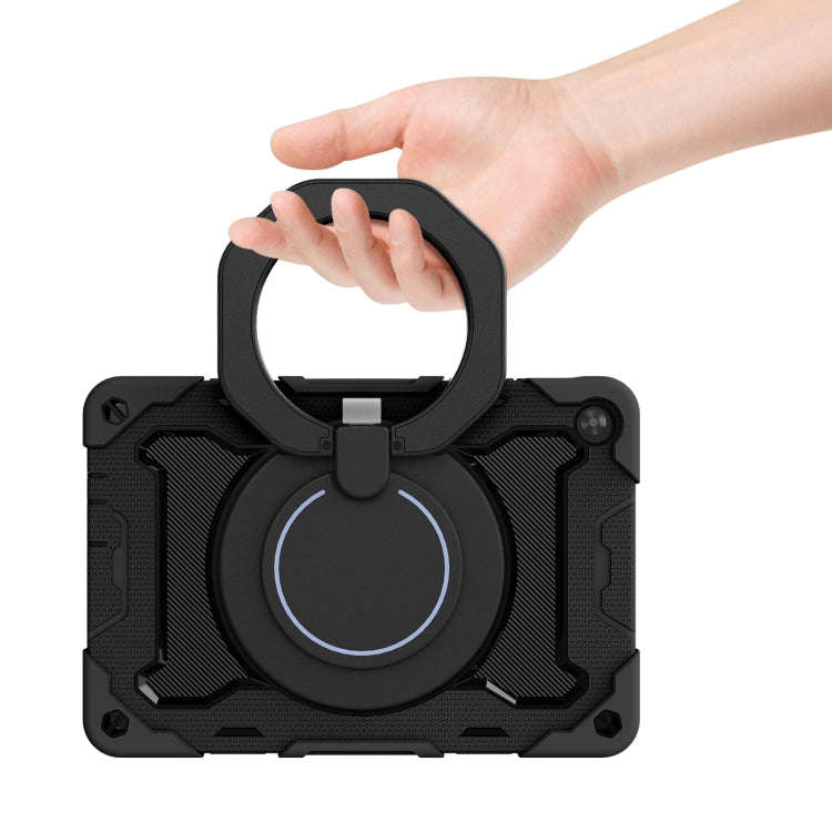 For Huawei MatePad T 10s / T10 Armor Contrast Color Silicone + PC Tablet Case(Black)