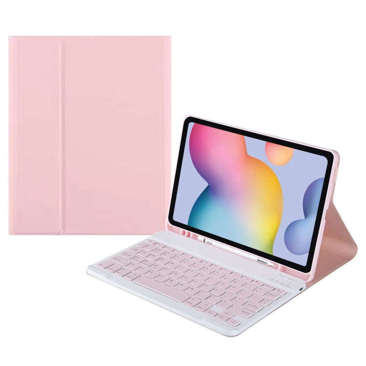 A7 Square Cap Bluetooth Keyboard Leather Case with Pen Slot For Samsung Galaxy Tab A7 10.4 2020(P...