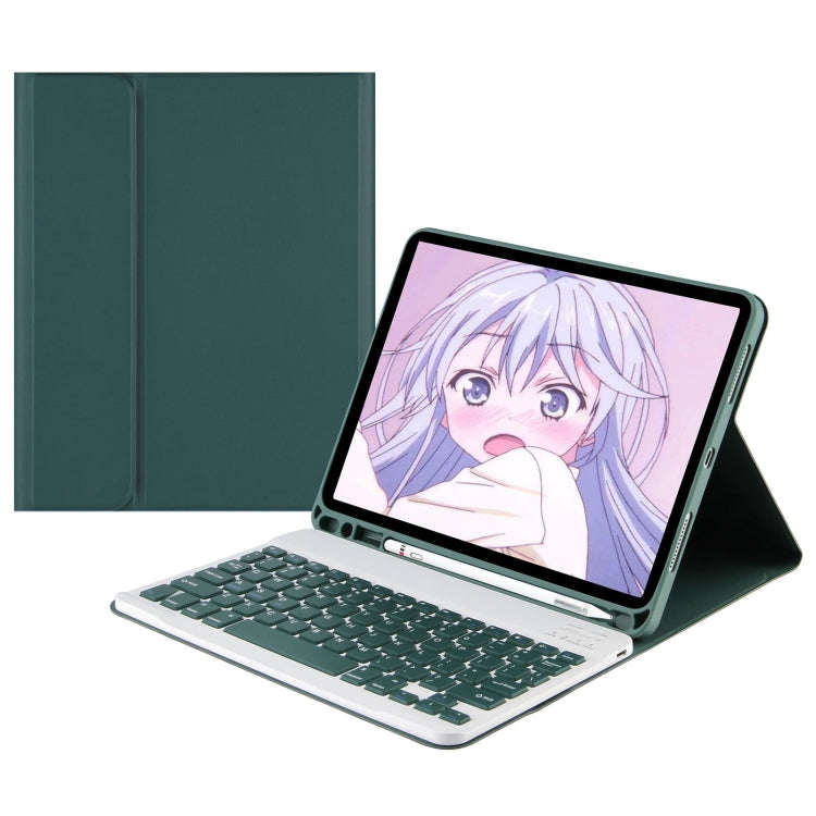 A7 Square Cap Bluetooth Keyboard Leather Case with Pen Slot For Samsung Galaxy Tab A7 10.4 2020(D...