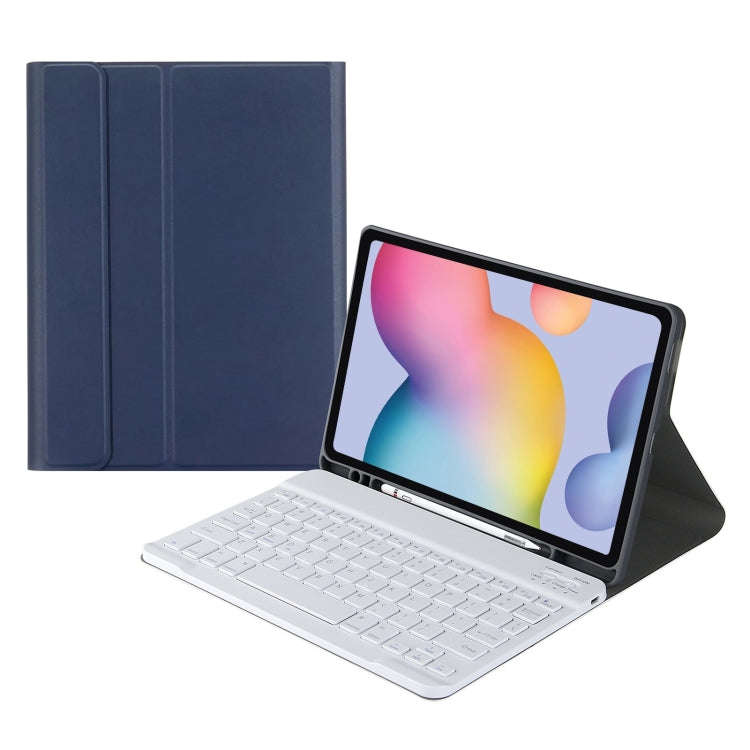 A7 Square Cap Bluetooth Keyboard Leather Case with Pen Slot For Samsung Galaxy Tab A7 10.4 2020(L...