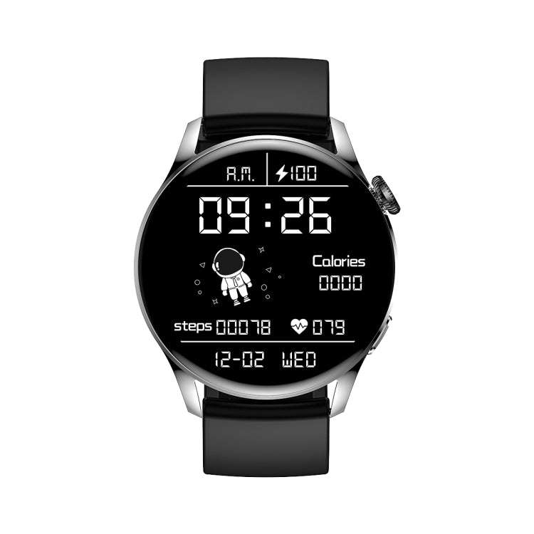 GW69 Smart Watch, Support BT Call / Heart Rate / Blood Pressure / Blood Oxygen(Sliver + Silicone ...