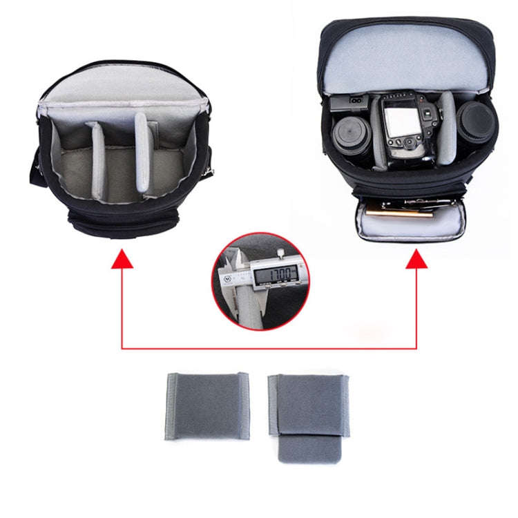 CADeN D30 Detachable Dual Uses Professional SLR Camera Backpack Shockproof Bags(Black)