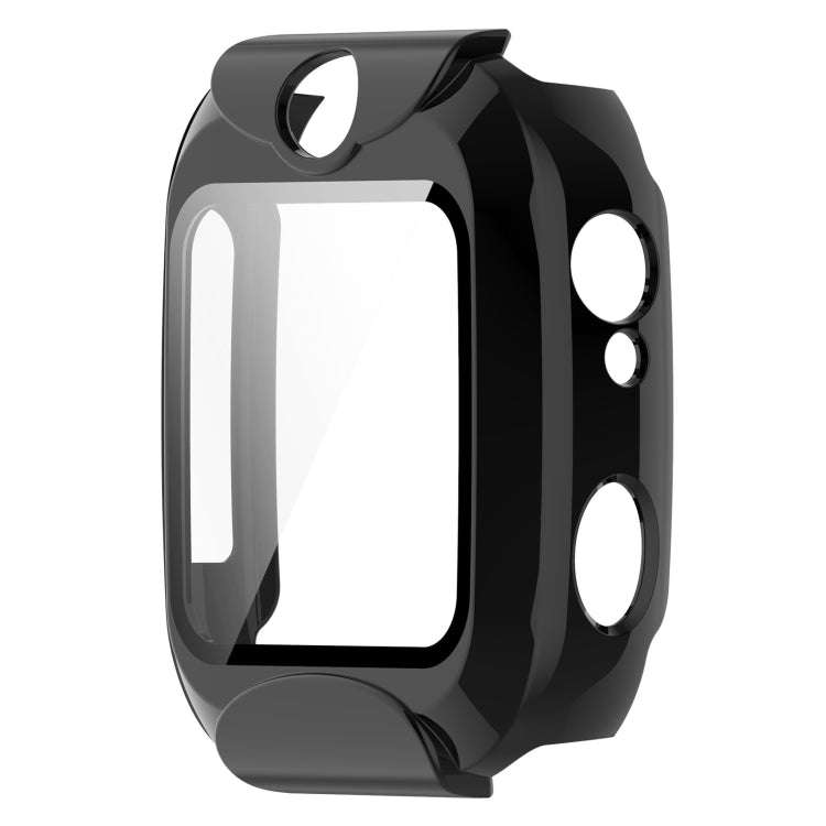 For Xplora XGO2 Tempered Glass Film PC Watch Case(Black)