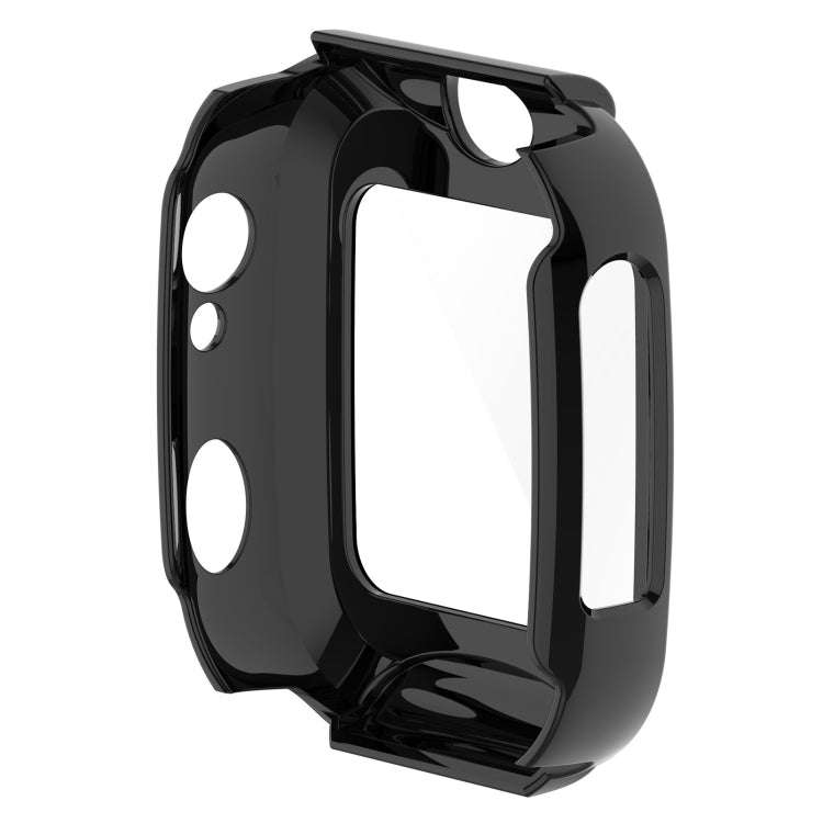 For Xplora XGO2 Tempered Glass Film PC Watch Case(Black)