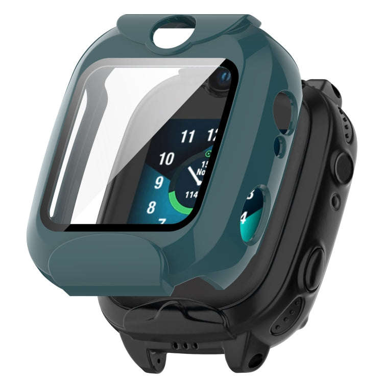 For Xplora XGO2 Tempered Glass Film PC Watch Case(Pine Green)