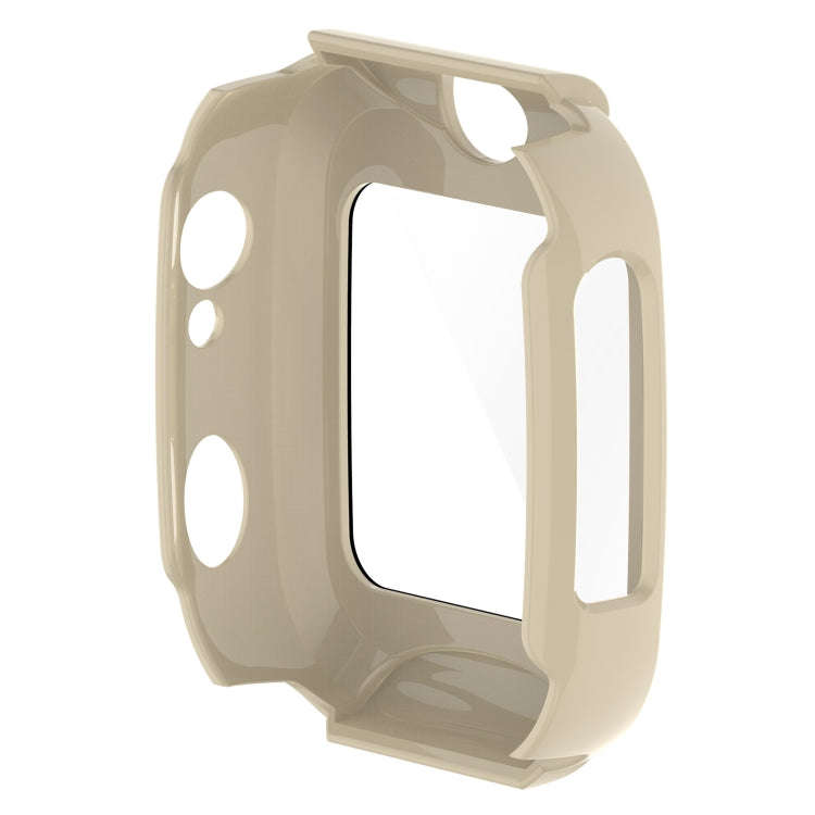 For Xplora XGO2 Tempered Glass Film PC Watch Case(Ivory White)