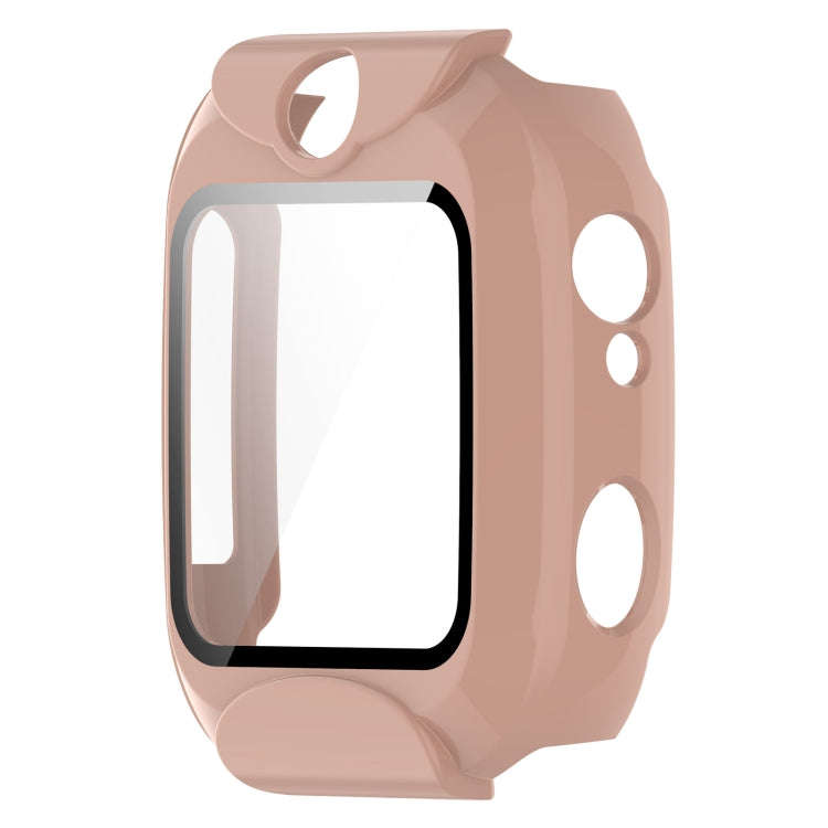 For Xplora XGO2 Tempered Glass Film PC Watch Case(Pink)