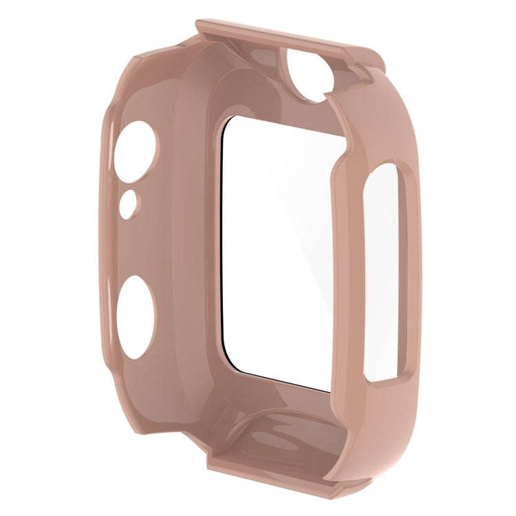 For Xplora XGO2 Tempered Glass Film PC Watch Case(Pink)