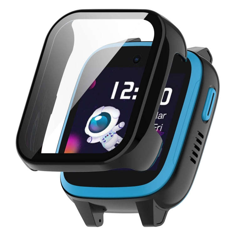 For Xplora XGO3 Tempered Glass Film PC Watch Case(Black)