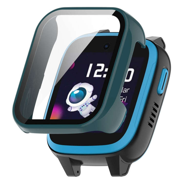 For Xplora XGO3 Tempered Glass Film PC Watch Case(Pine Green)