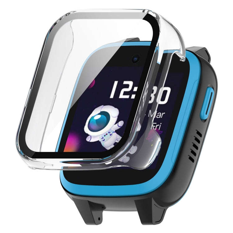 For Xplora XGO3 Tempered Glass Film PC Watch Case(Transparent)