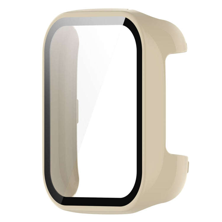 For Xplora XGO3 Tempered Glass Film PC Watch Case(Ivory White)