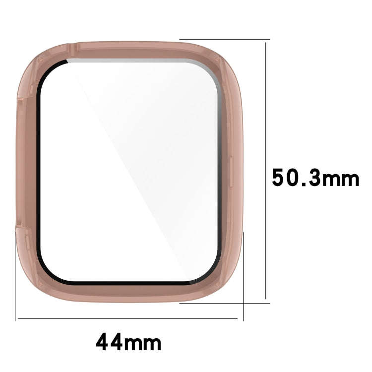 For Xplora XGO3 Tempered Glass Film PC Watch Case(Black)