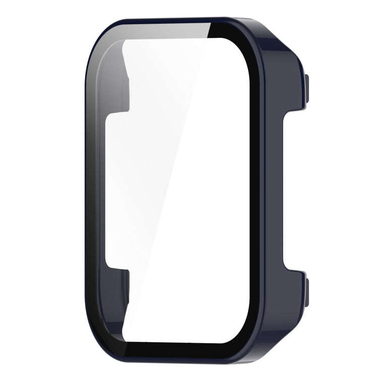 For Realme Watch 3 Tempered Glass Film PC Watch Case(Ink Blue)