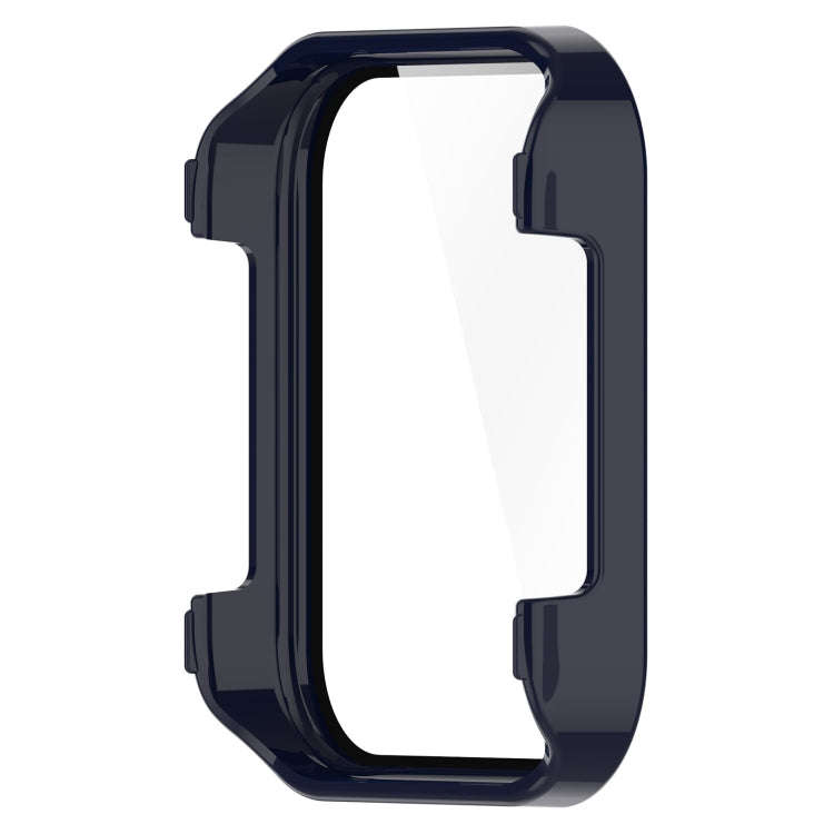 For Realme Watch 3 Tempered Glass Film PC Watch Case(Ink Blue)
