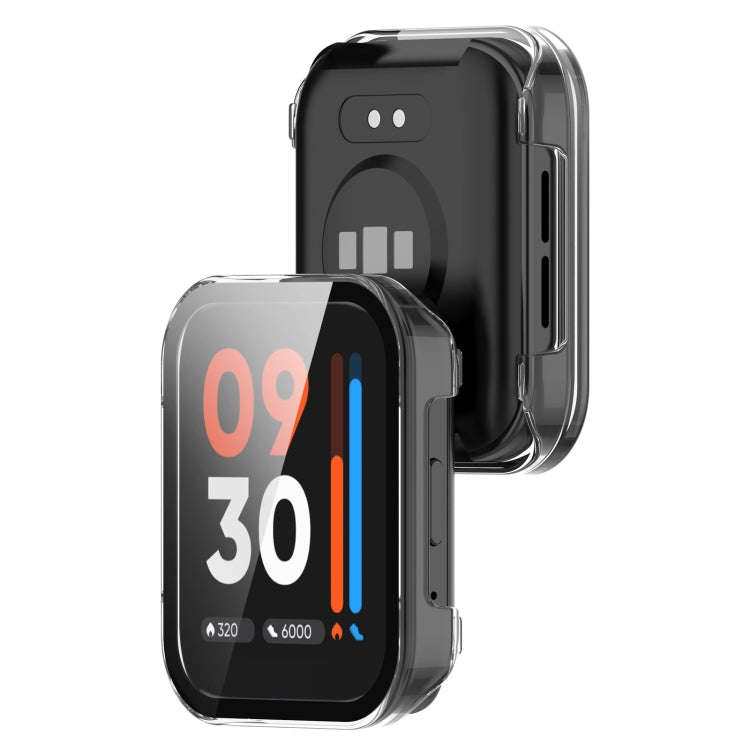 For Realme Watch 3 Tempered Glass Film PC Watch Case(Transparent)