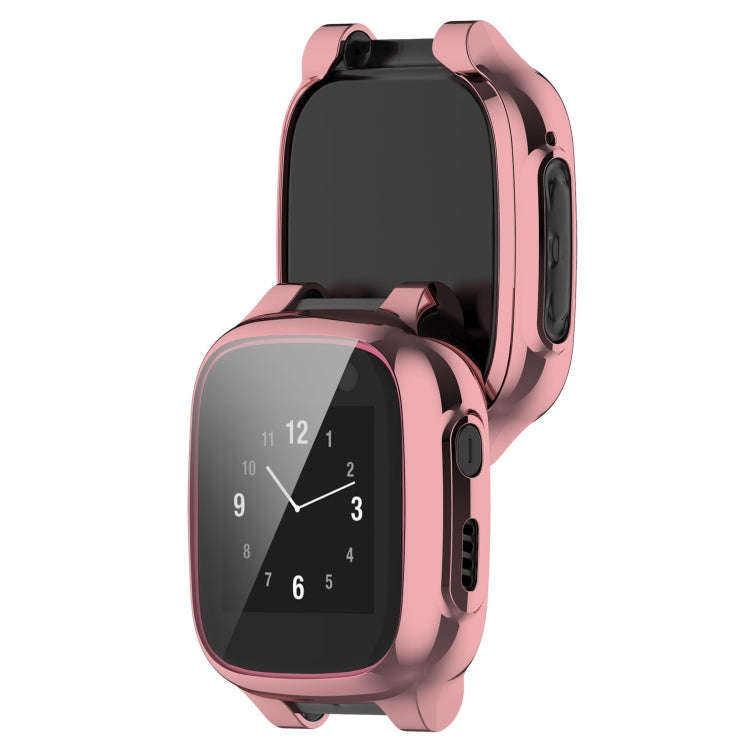 For Xplora X5 Play TPU All-inclusive Electroplating Protective Case(Pink)