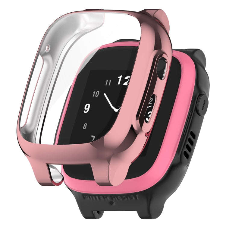 For Xplora X5 Play TPU All-inclusive Electroplating Protective Case(Pink)