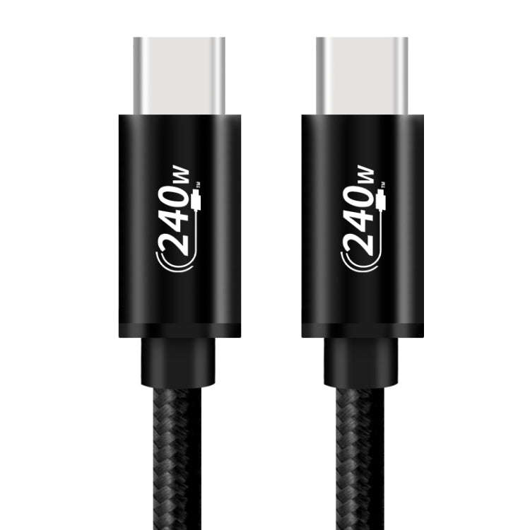 PD240W USB-C / Type-C to Type-C Fast Charging Data Cable, Length:1m(Black)