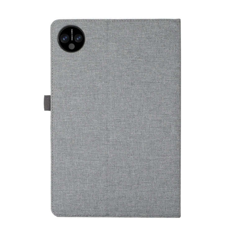 For Huawei MatePad Pro 11 2022 Fabric Texture Horizontal Flip Leather Tablet Case(Gray)