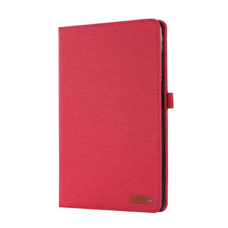 For Huawei MatePad Pro 11 2022 Fabric Texture Horizontal Flip Leather Tablet Case(Red)