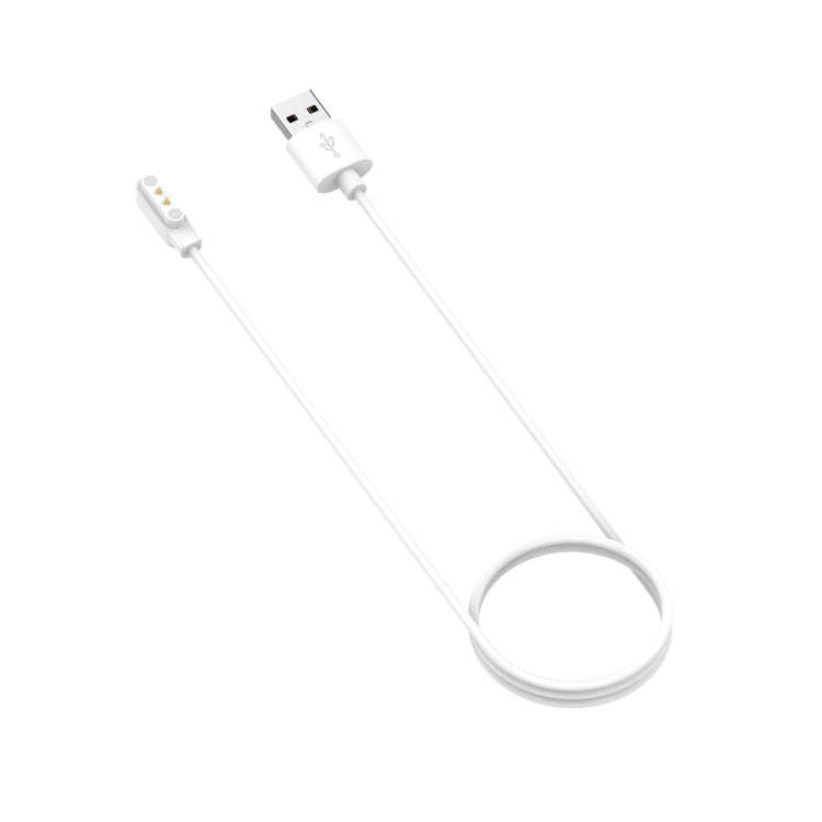 For Realme Watch 3 Magnetic Cradle Charger USB Charging Cable, Lenght: 1m(White)