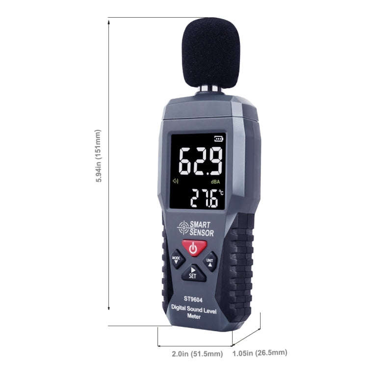 SmartSensor dB Decibel Detector Audio Tester, Model:ST9604