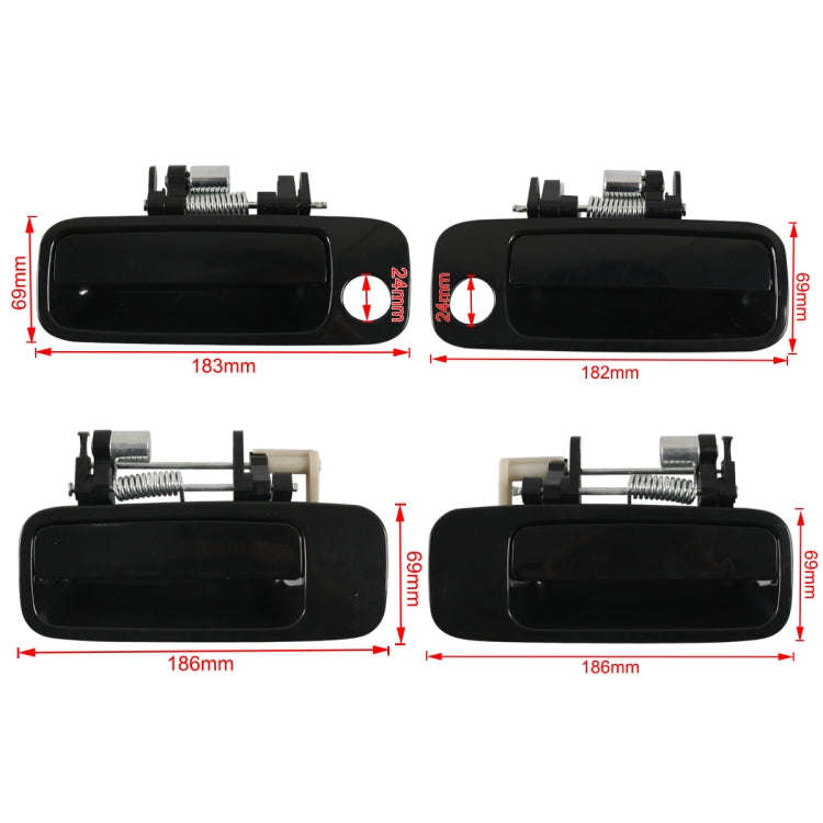A7772 4 in 1 Car Outside Door Handle 69220-AA010 for Toyota Camry 1997-2001