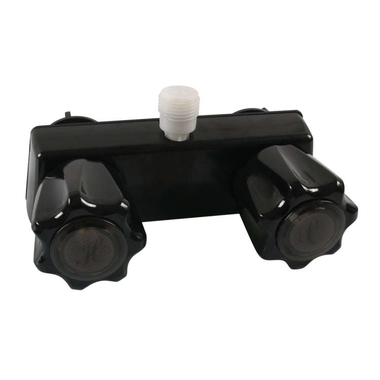 A7616-02 Dual Knob RV Shower Faucet Valve Diverter(Black)