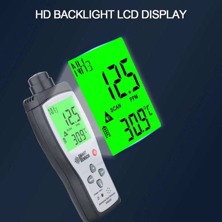 SmartSensor AR8500 Handheld Ammonia Gas NH3 Detector Meter