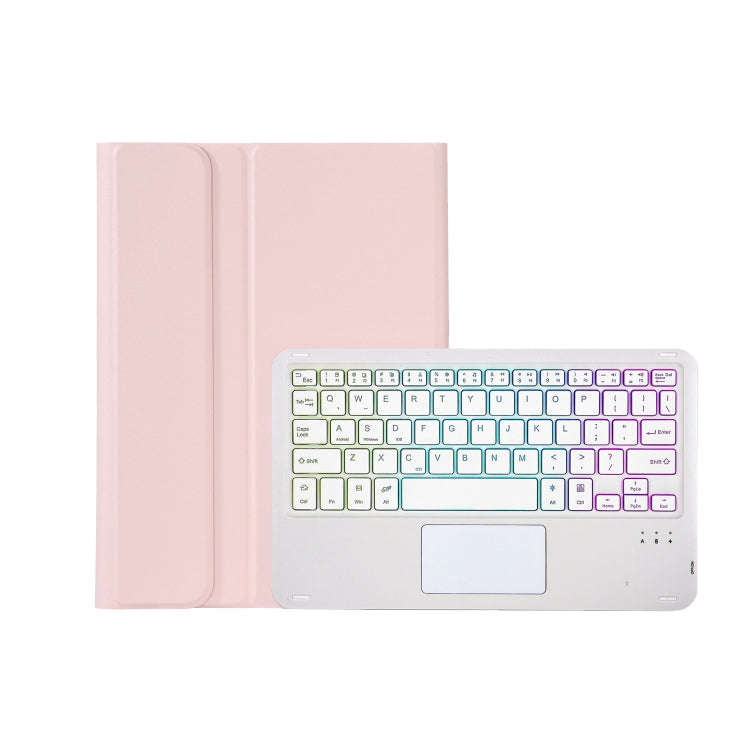 AM18-AS Tri-color Backlight Bluetooth Keyboard Leather Case with Touchpad For Lenovo XiaoXin Pad ...