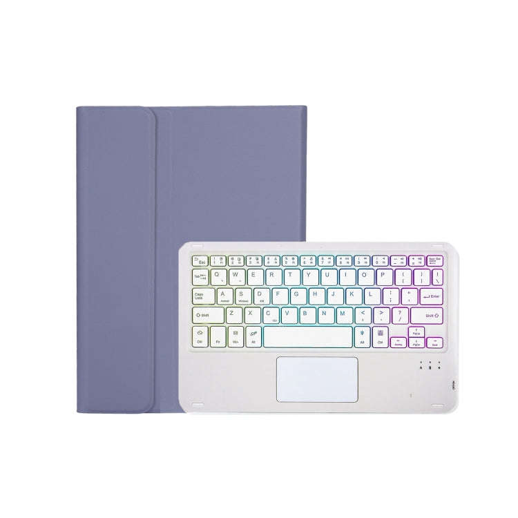 AM18-AS Tri-color Backlight Bluetooth Keyboard Leather Case with Touchpad For Lenovo XiaoXin Pad ...