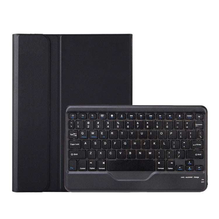 AM18-B Bluetooth Keyboard Leather Case For Lenovo XiaoXin Pad Pro 2022 11.2 inch(Black)