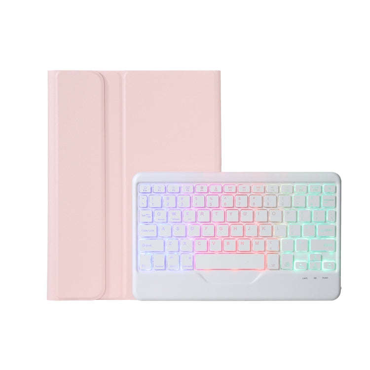 AM18-BS Tri-color Backlight Bluetooth Keyboard Leather Case For Lenovo XiaoXin Pad Pro 2022 11.2 ...
