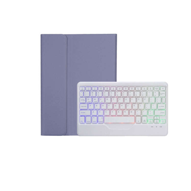 AM18-BS Tri-color Backlight Bluetooth Keyboard Leather Case For Lenovo XiaoXin Pad Pro 2022 11.2 ...