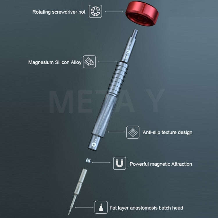 MECHANIC META Y Cross 1.5 Alloy Magnetic Screwdriver for Phone Repair