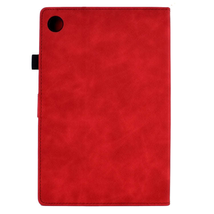 For Huawei MatePad T 10 / T 10s / Honor Pad 6 / X6 Embossed Smile Flip Tablet Leather Case(Red)