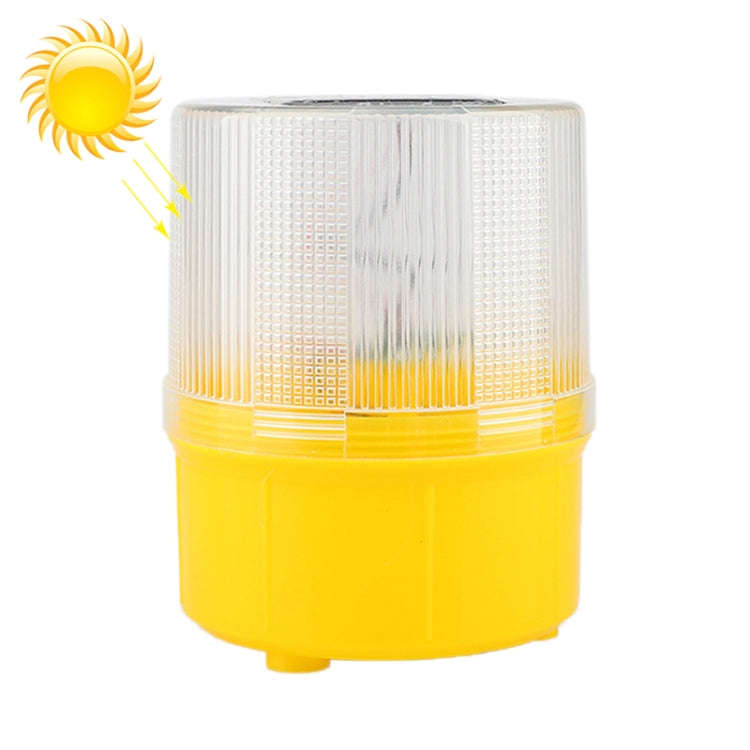Night Solar Safety Warning Flash Light, Specification:04 Magnet(White)