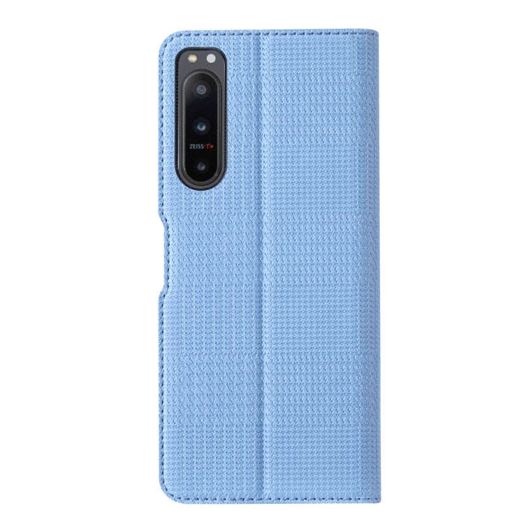 For Sony Xperia 5 IV ViLi DH Series Shockproof Leather Phone Case(Blue)